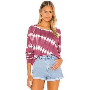 Rails Women's Theo Cranberry Tie Dye Sweatshirt Size Small NWOT